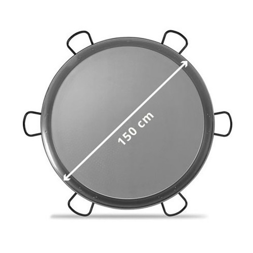 A paelheira em aço carbono é rígida e resistente