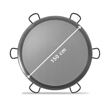 A paelheira em aço carbono é rígida e resistente
