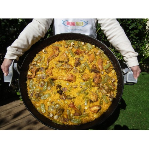 Ingredientes da paella iniciação