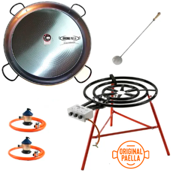 Aluguer de equipamento para paella e paelheira 80-120 doses