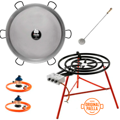 Aluguer de equipamento para paella e paelheira 150-200 doses