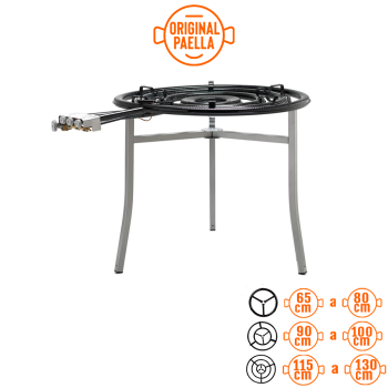 Paellero a gás profissional 90 cm Tubo plano alta potência
