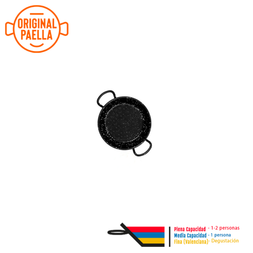 Paella esmaltada 22 cm paelheira esmaltada 22 cm degustação