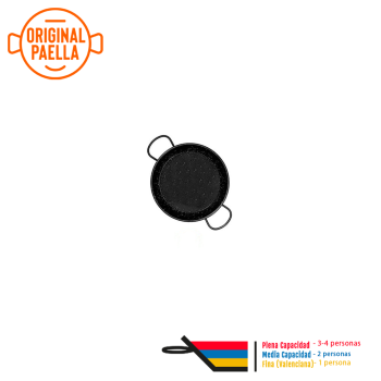 Paella esmaltada 28 cm para 2-3 pessoas paelheira esmaltada