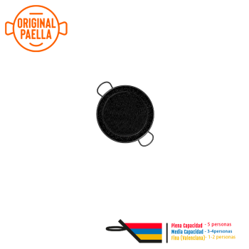 Paella esmaltada 32 cm para 3-5 pessoas paelheira esmaltada