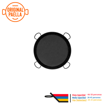 Paella esmaltada 90 cm para 40-50 pessoas paelheira esmaltada