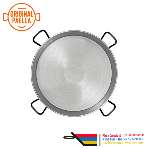 Paella profissional 90 cm para 50 pessoas pata negra