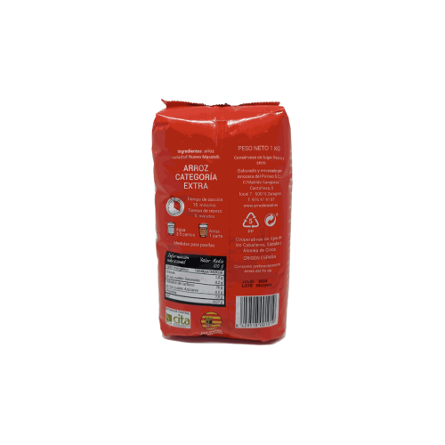Arroz La Marjal 1 Kg variedade Nuevo Maratelli