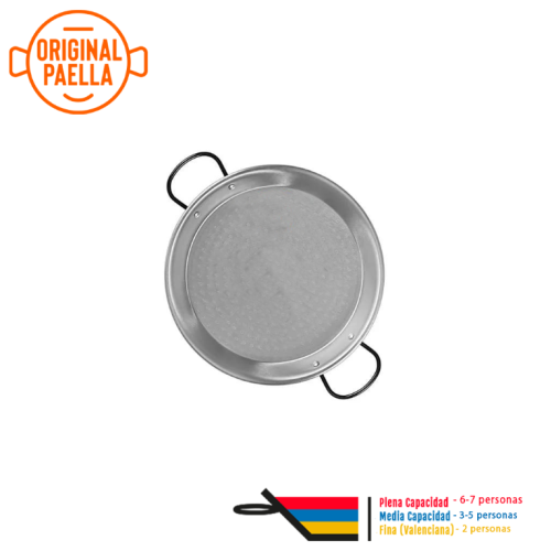 Paelheira em aço carbono para 4 pessoas