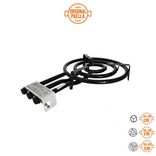 Queimador para paella a gás 45 cm Queimadores a gás de 45 cm para paellas
