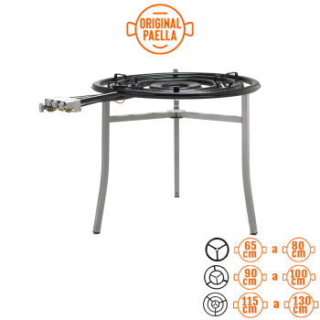 Paellero a gás profissional 90 cm Tubo plano alta potência