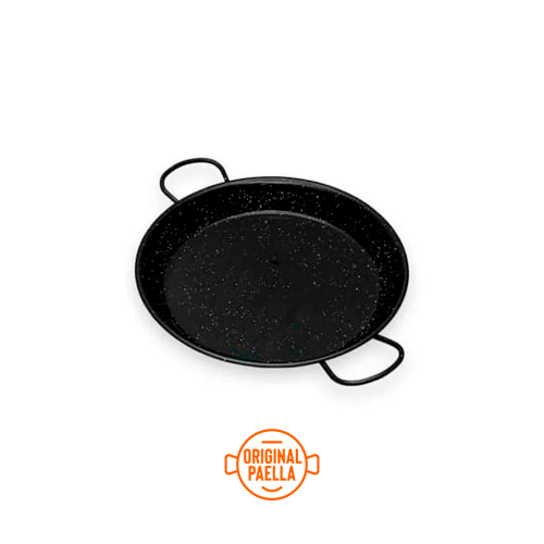 Paella esmaltada 32 cm para 3-5 pessoas paelheira esmaltada
