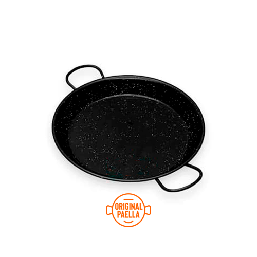 Paella esmaltada 38 cm para 5-8 pessoas paelheira esmaltada