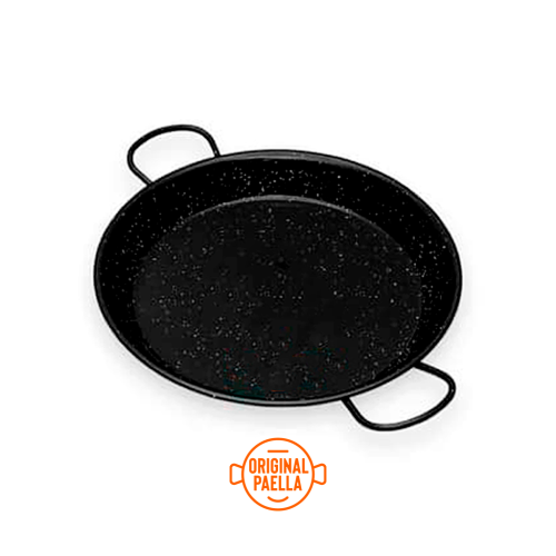 Paella esmaltada 40 cm para 6-9 pessoas paelheira esmaltada