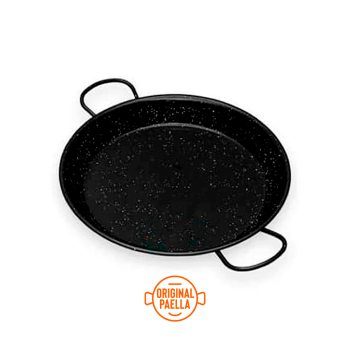 Paella esmaltada 40 cm para 6-9 pessoas paelheira esmaltada