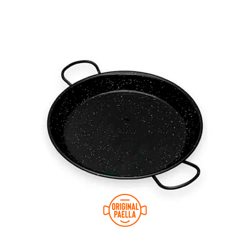 Paella esmaltada 42 cm para 7-10 pessoas paelheira esmaltada