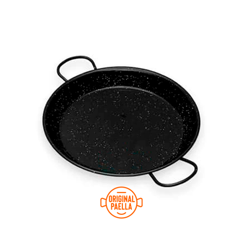Paella esmaltada 46 cm para 8-12 pessoas paelheira esmaltada