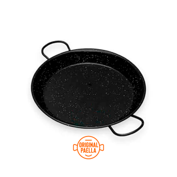 Paella esmaltada 46 cm para 8-12 pessoas paelheira esmaltada