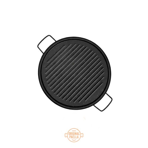 Chapa Esmaltada ECO 46 cm para queimador para paella