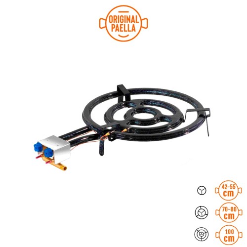 Paellero a gás profissional 50 cm Queimador profissional