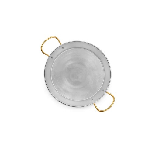 Paelheira inox 46 cm para 8-12 pessoas — paella inox 46 cm