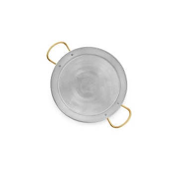 Paelheira inox 46 cm para 8-12 pessoas — paella inox 46 cm