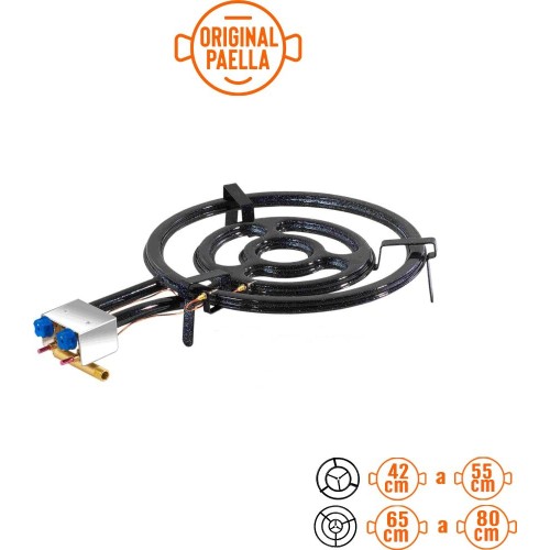 Paellero a gás profissional 50 cm Queimador profissional