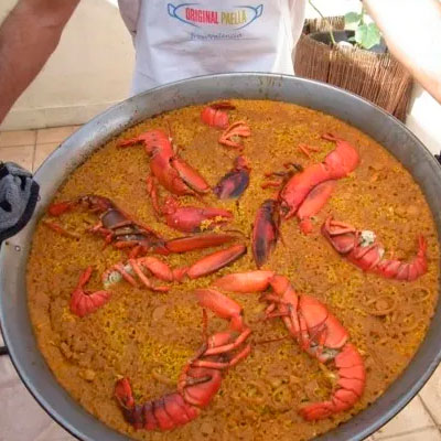 Receita fácil de arroz com lavagante