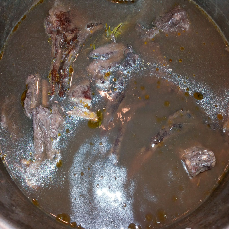 3.- Retirar las verduras