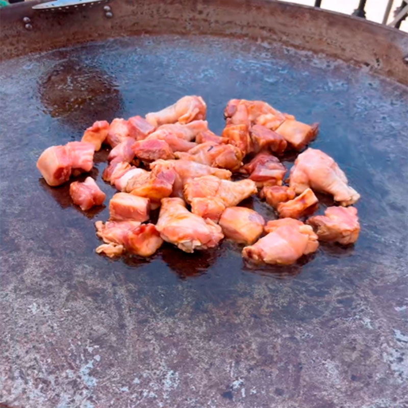 3.- Sofreír la carne