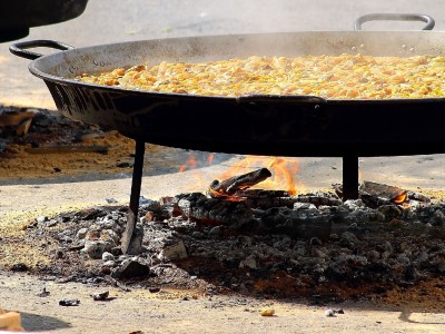 Tipos de fogo para paella