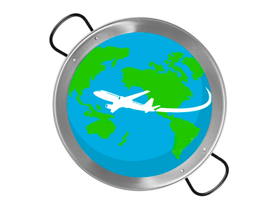 Globalização da paelha - envio internacional de paelleras