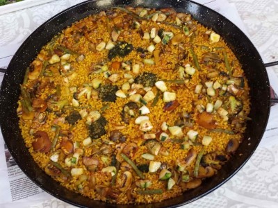Receita fácil de paella de legumes