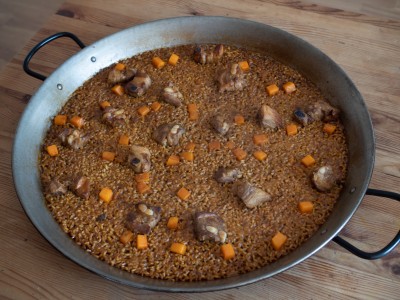 Receita de @elchefkent: arroz de entrecosto e abóbora