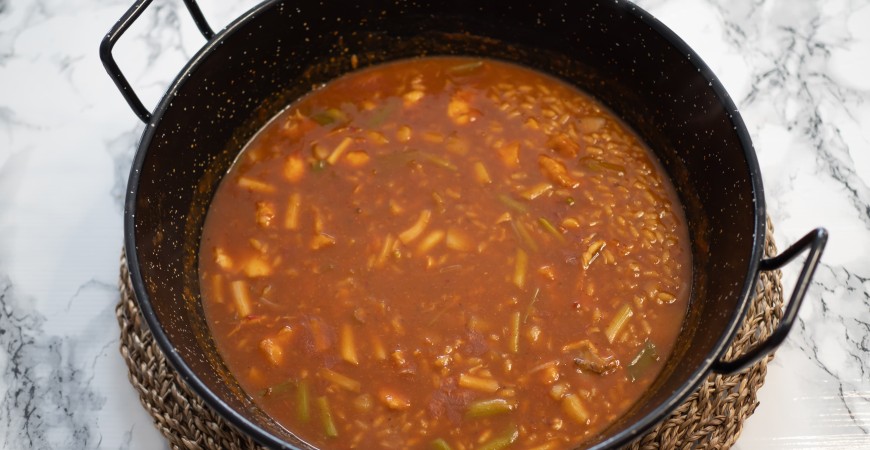 Receita de @elchefkent: arroz meloso de tamboril