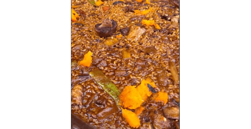 Receita de @laninavalenciana: Arroz de rabo de boi com abóbora