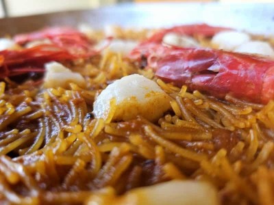 Receita de @originalpaella: Fideuá de carabineiros e tamboril