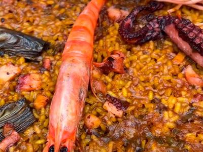 Receita de comeydisfruta: Arroz com polvo e alcachofras
