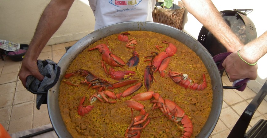 Receita fácil de arroz com lavagante