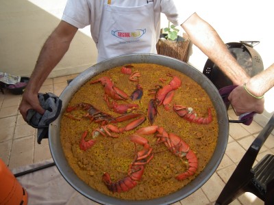 Receita fácil de arroz com lavagante