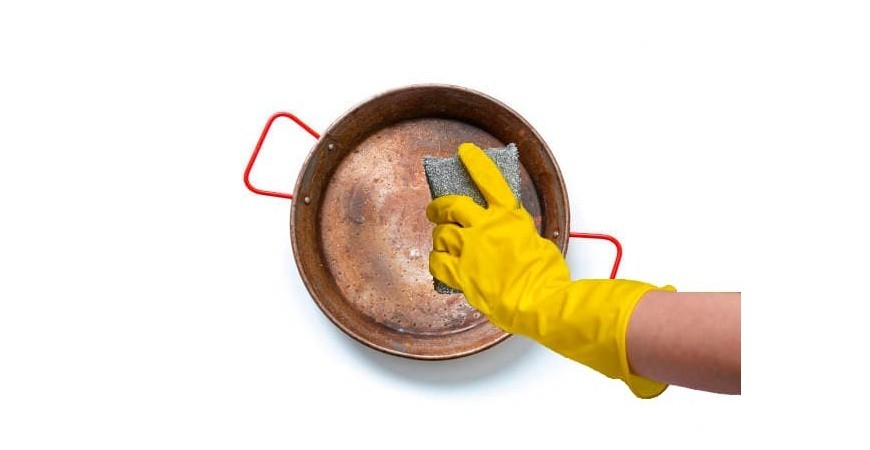 Como limpar a tua paellera